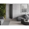 Mexen Nevada Design-Heizkörper 1800 x 360 mm, 705 W, schwarz - W201-1800-360-00-70