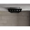 Mexen Nevada Design-Heizkörper 1800 x 360 mm, 705 W, schwarz - W201-1800-360-00-70