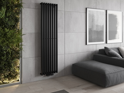 Mexen Nevada decoratieve radiator 1800 x 480 mm, 940 W, zwart - W201-1800-480-00-70