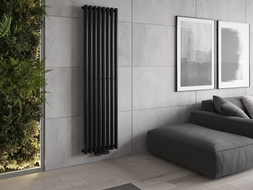 Mexen Nevada ukrasni radijator 1800 x 480 mm, 940 W, crni - W201-1800-480-00-70