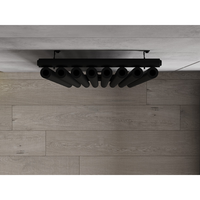 Mexen Nevada okrasni radiator 1800 x 480 mm, 940 W, črn - W201-1800-480-00-70