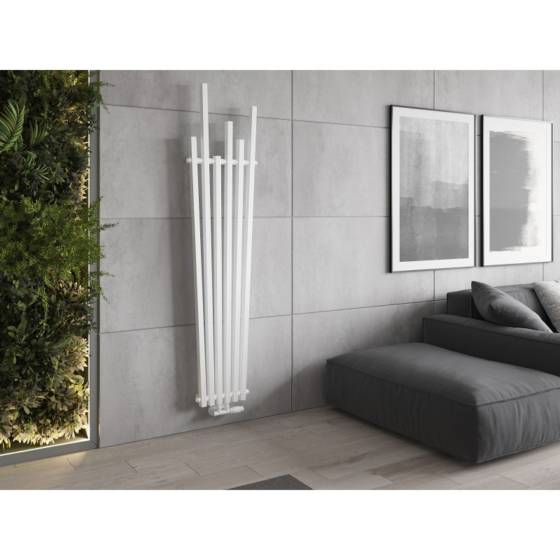 Mexen Omaha dekoratiivne radiaator 1800 x 420 mm, 655 W, valge - W208-1800-420-00-20