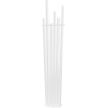 Mexen Omaha dekoratiivne radiaator 1800 x 420 mm, 655 W, valge - W208-1800-420-00-20