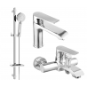 Mexen Pecos DQ40 set de baño, cromo - 72703DQ40-00