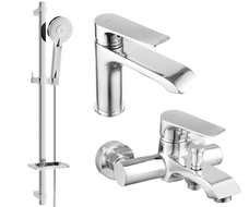 Mexen Pecos DQ40 conjunto de bañera, cromo - 72703DQ40-00