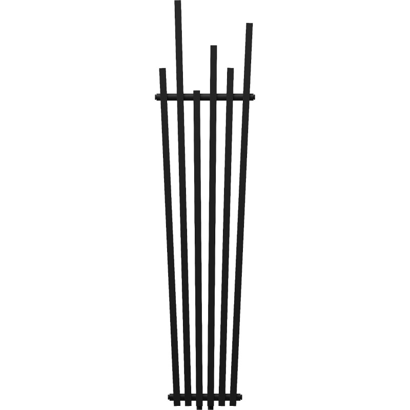 Mexen Omaha dekoratiivne radiaator 1800 x 420 mm, 655 W, must - W208-1800-420-00-70