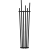 Mexen Omaha dekorativer Heizkörper 1800 x 420 mm, 655 W, schwarz - W208-1800-420-00-70