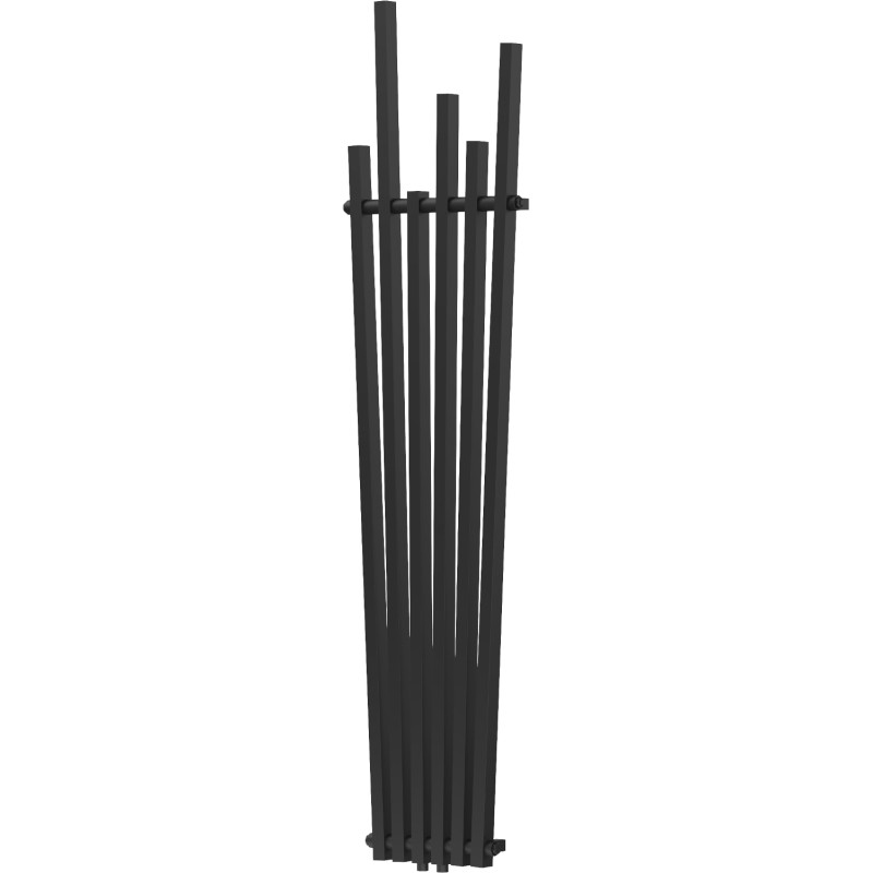 Mexen Omaha dekoratiivne radiaator 1800 x 420 mm, 655 W, must - W208-1800-420-00-70
