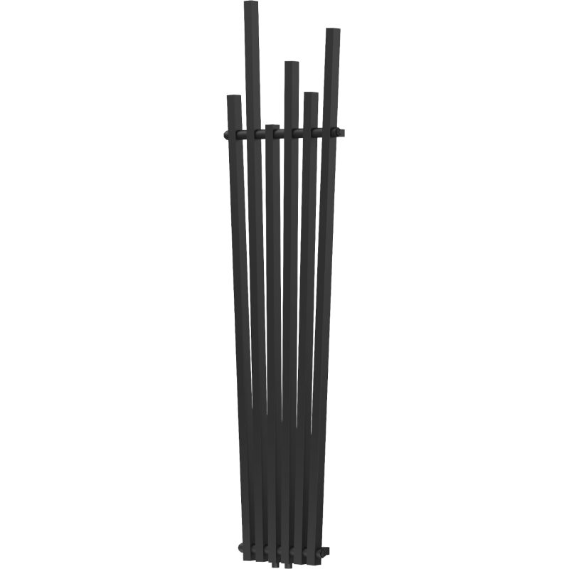 Mexen Omaha dekorativer Heizkörper 1800 x 420 mm, 655 W, schwarz - W208-1800-420-00-70