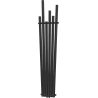Mexen Omaha dekoratiivne radiaator 1800 x 420 mm, 655 W, must - W208-1800-420-00-70