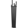 Mexen Omaha dekorativer Heizkörper 1800 x 420 mm, 655 W, schwarz - W208-1800-420-00-70