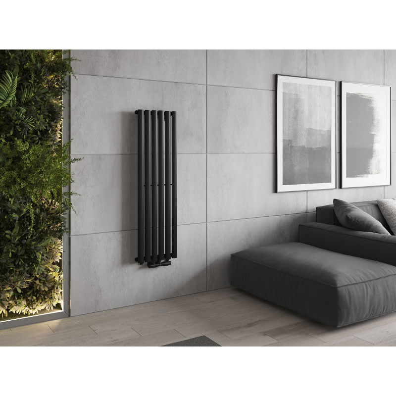 Mexen Oregon radiador decorativo 1200 x 360 mm, 417 W, negro - W202-1200-350-00-70