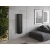 Mexen Oregon dekorativer Heizkörper 1200 x 360 mm, 417 W, schwarz - W202-1200-350-00-70