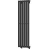 Mexen Oregon dekorativer Heizkörper 1200 x 360 mm, 417 W, schwarz - W202-1200-350-00-70