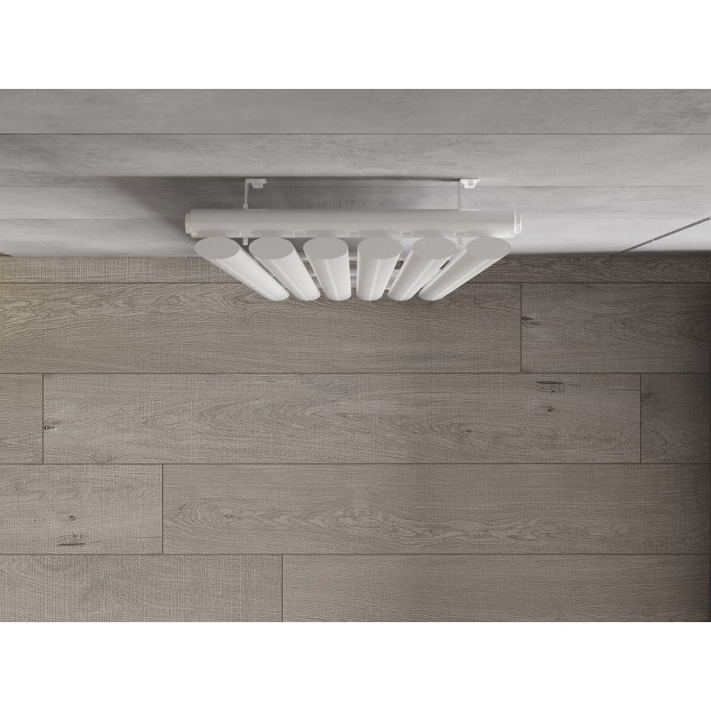 Mexen Oregon dekorativer Heizkörper 1800 x 360 mm, 604 W, weiß - W202-1800-350-00-20