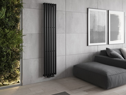 Mexen Oregon radiateur décoratif 1800 x 360 mm, 604 W, noir - W202-1800-350-00-70