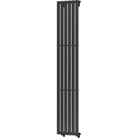 Mexen Oregon dekorativni radijator 1800 x 360 mm, 604 W, crni - W202-1800-350-00-70