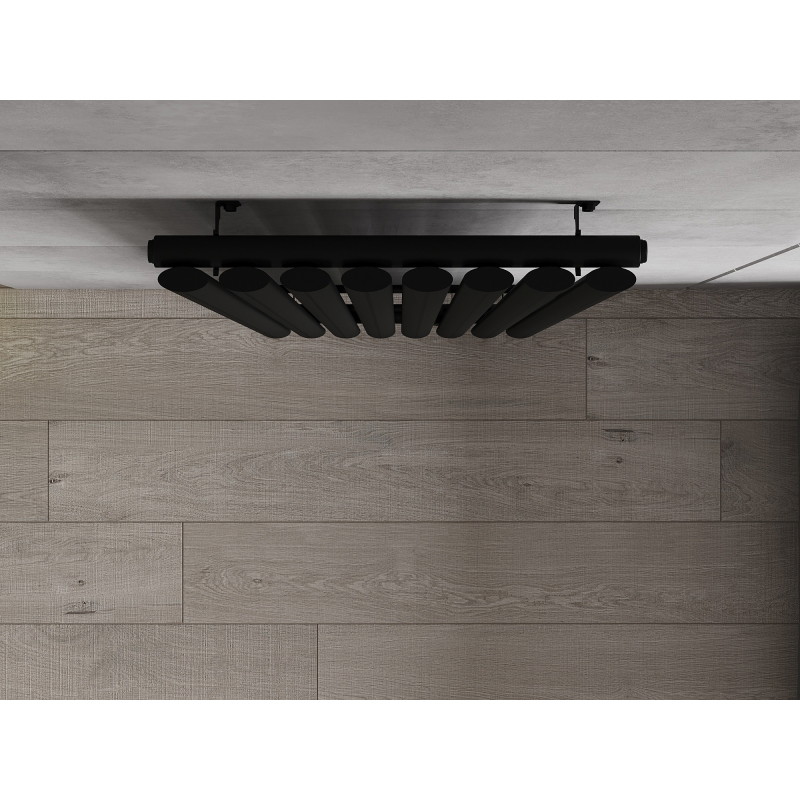 Mexen Oregon dekoratieve radiator 1800 x 480 mm, 805 W, zwart - W202-1800-490-00-70