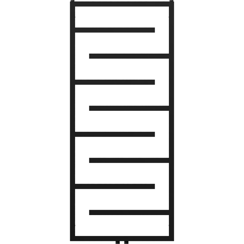 Mexen Orlando dekorativer Heizkörper 1380 x 600 mm, 445 W, schwarz - W207-1380-600-00-70