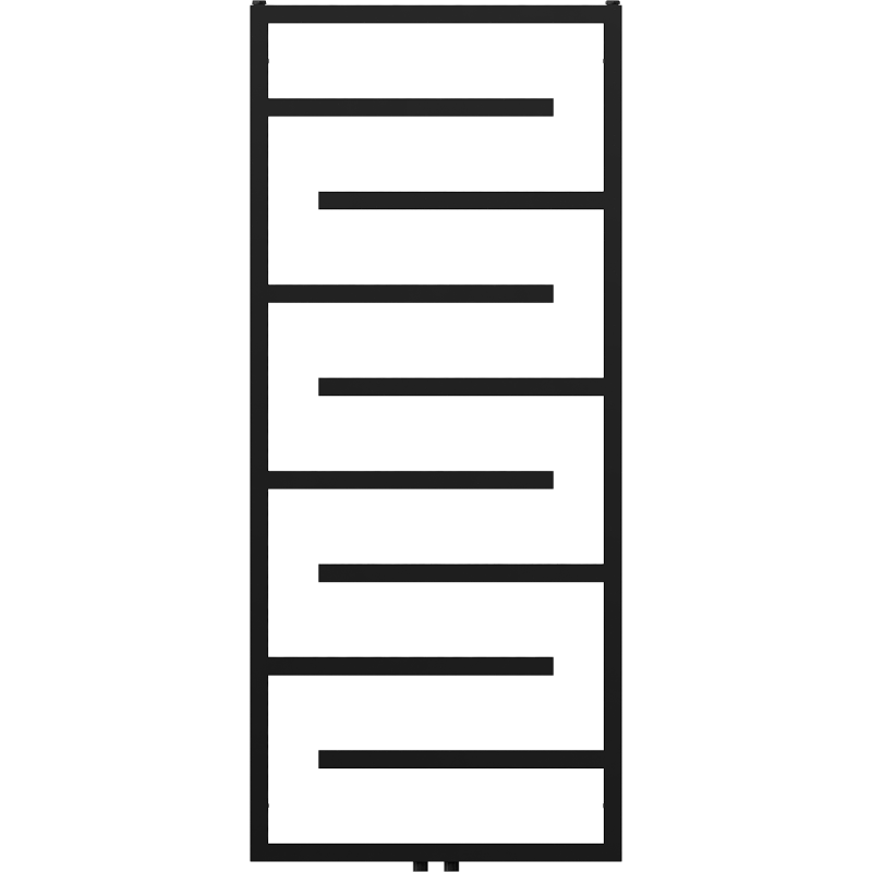 Mexen Orlando radiador decorativo 1380 x 600 mm, 445 W, negro - W207-1380-600-00-70