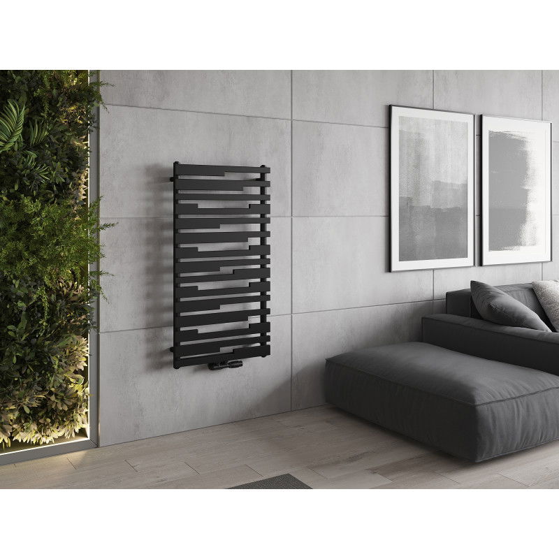 Mexen Provo radiador decorativo 1125 x 600 mm, 799 W, negro - W209-1125-600-00-70