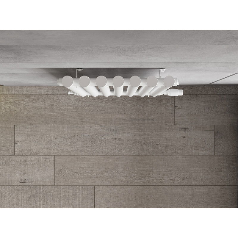 Mexen Texas dekorativni radiator 1200 x 460 mm, 659 W, bel - W203-1200-460-00-20