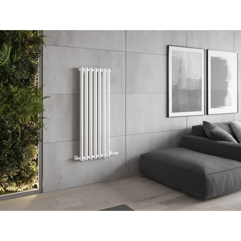 Mexen Texas decoratieve radiator 1200 x 460 mm, 659 W, wit - W203-1200-460-00-20