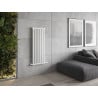 Mexen Texas radiateur décoratif 1200 x 460 mm, 659 W, blanc - W203-1200-460-00-20