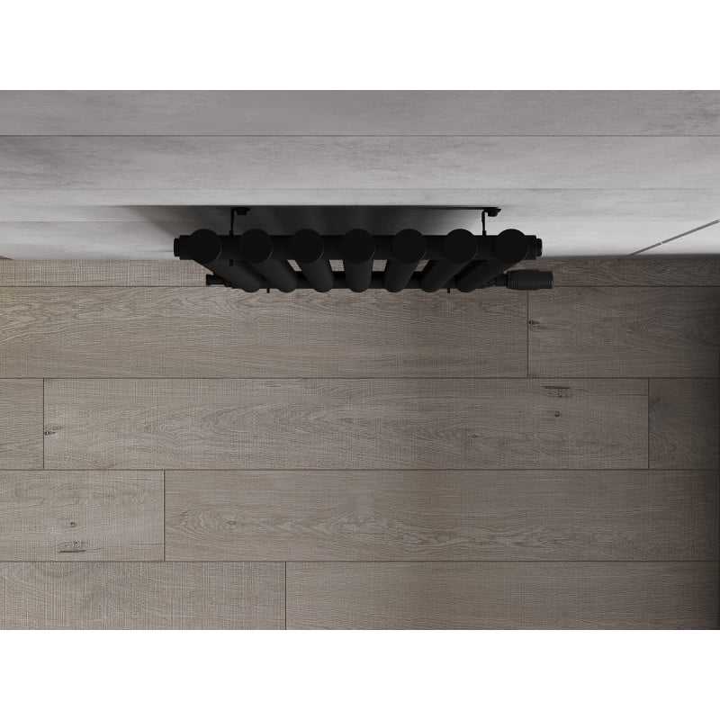 Mexen Texas dekorativer Heizkörper 1200 x 460 mm, 659 W, schwarz - W203-1200-460-00-70