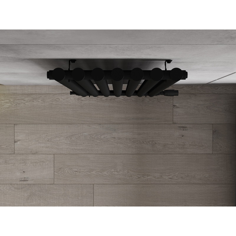 Mexen Texas dekorativer Heizkörper 1800 x 460 mm, 965 W, schwarz - W203-1800-460-00-70