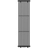 Mexen Tulsa dekoratiivne radiaator 1600 x 420 mm, 613 W, must - W219-1600-420-00-70