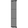 Mexen Tulsa dekoratiivne radiaator 1600 x 420 mm, 613 W, must - W219-1600-420-00-70