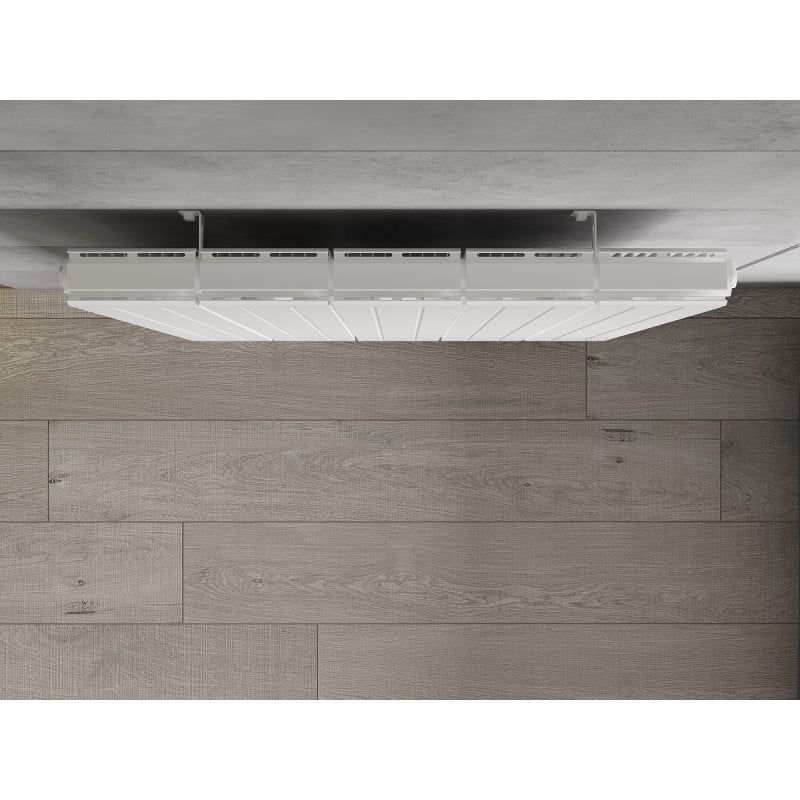 Mexen Waco dekorativ radiator 1544 x 694 mm, 1550 W, vit - W217-1544-694-00-20