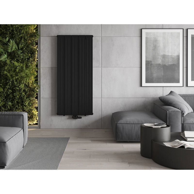 Mexen Waco decorative radiator 1544 x 694 mm, 1550 W, black - W217-1544-694-00-70