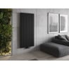 Mexen Waco decoratieve radiator 1544 x 694 mm, 1550 W, zwart - W217-1544-694-00-70