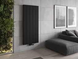 Radiateur décoratif Mexen Waco 1544 x 694 mm, 1550 W, noir - W217-1544-694-00-70