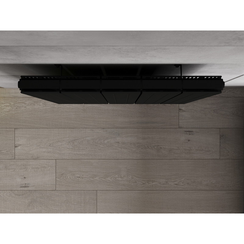 Mexen Waco dekoratieve radiator 1544 x 694 mm, 1550 W, zwart - W217-1544-694-00-70