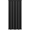 Mexen Waco decoratieve radiator 1544 x 694 mm, 1550 W, zwart - W217-1544-694-00-70