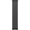 Mexen Kent dekorativer Heizkörper 1882 x 380 mm, 1392 W, schwarz - W216-1882-380-00-70