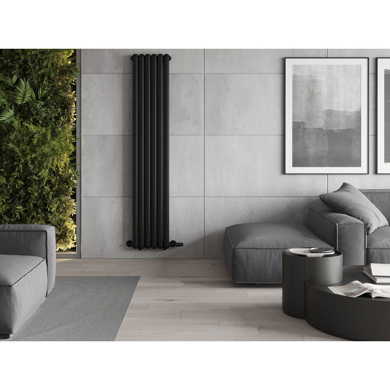 Mexen Kent radiador decorativo 1882 x 380 mm, 1392 W, preto - W216-1882-380-00-70