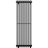 Mexen Atlanta dekoratieve radiator 1200 x 405 mm, 646 W, zwart - W211-1200-405-00-70