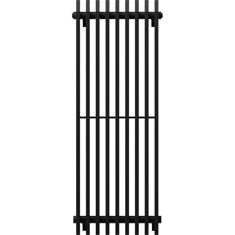 Mexen Aurora dekorativer Heizkörper 1200 x 450 mm, 917 W, schwarz - W212-1200-450-00-70