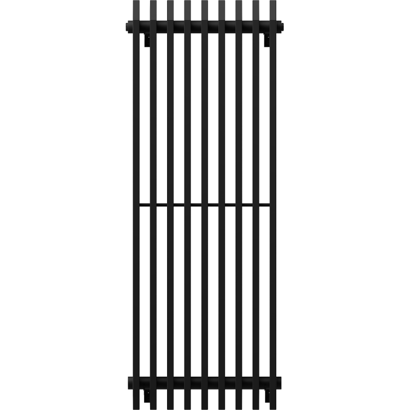 Mexen Aurora dekorativni radiator 1200 x 450 mm, 917 W, črn - W212-1200-450-00-70