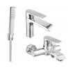 Mexen Pecos R72 badkuipset, chroom - 72703R72-00