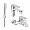 Mexen Pecos R72 vannikomplekt, kroom - 72703R72-00