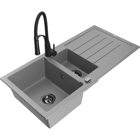 Mexen Andres Granitspullsteng mat enger 1,5-Kummer mat enger Oflaufszon an enger Kichekran Aster, gro - 6515-71-73450-70-B