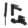 Mexen Pecos R72 juego de baño, negro - 72703R72-70