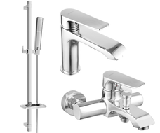Mexen Pecos DQ72 Badezimmerset, Chrom - 72703DQ72-00