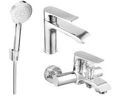 Mexen Pecos R75 Badewannen-Set, Chrom - 72703R75-00