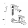Mexen Pecos DS62 Bath Set, Chrome - 72703DS62-00